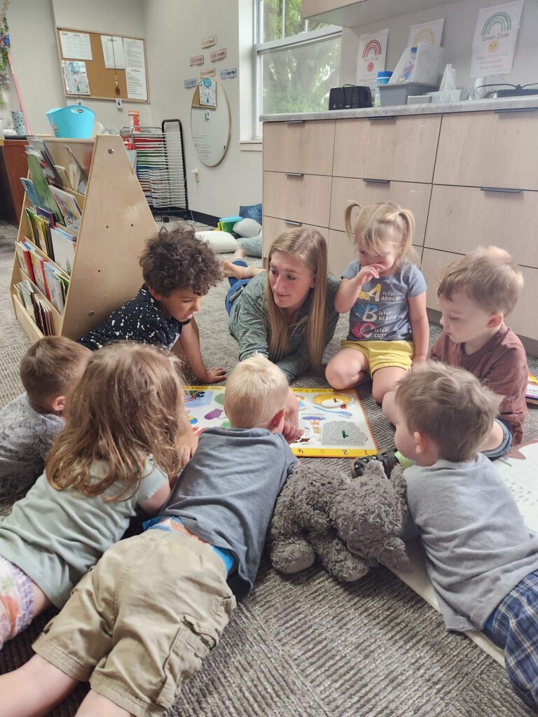 Toddlers reading books